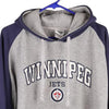 Vintage grey Winnipeg Jets Nfl Hoodie - mens large