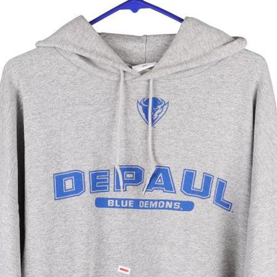 Vintage grey DePaul Blue Demons Champion Hoodie - mens xx-large