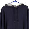 Vintage navy Champion Hoodie - mens medium