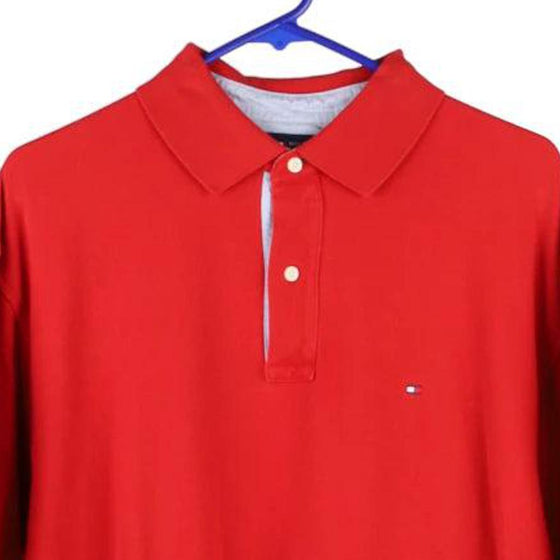 Vintage red Tommy Hilfiger Polo Shirt - mens large