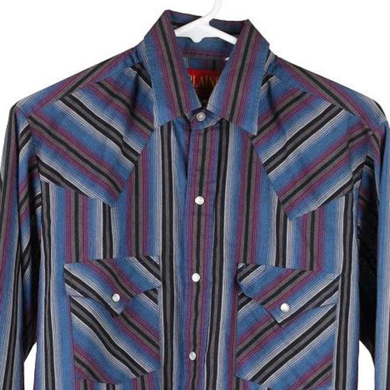 Vintage blue Plains Shirt - mens small