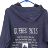 Vintage blue Quebec Champion Hoodie - mens medium