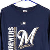 Vintage blue Milwaukee Brewers Majestic Long Sleeve T-Shirt - womens small