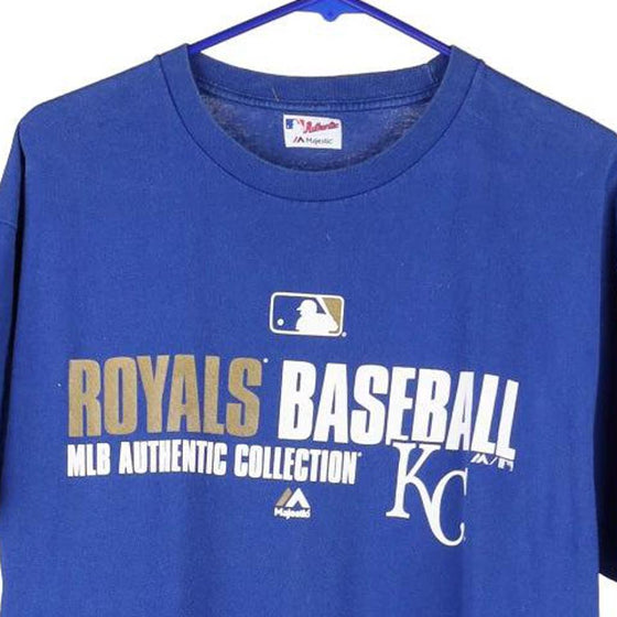 Vintage blue Kansas City Royals Majestic T-Shirt - mens large