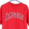 Vintage red Los Angeles Angels Majestic T-Shirt - mens medium