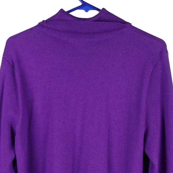 Vintage purple Ralph Lauren Rollneck - womens x-large