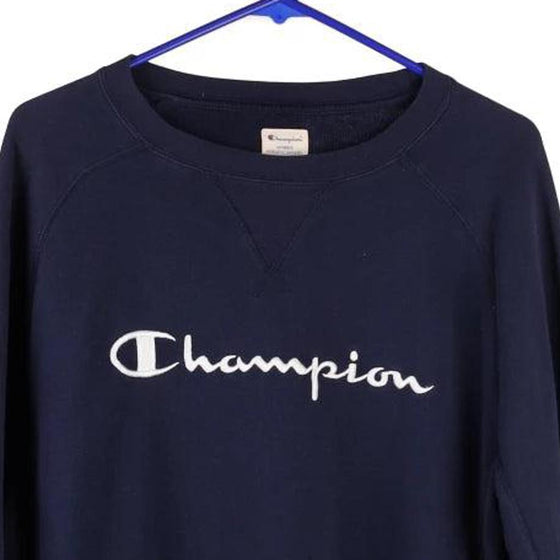 Vintage navy Champion Sweatshirt - mens large