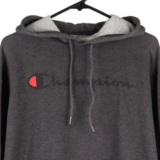 Vintage grey Champion Hoodie - mens large