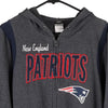 Vintage grey New England Patriots Nfl Hoodie - womens medium