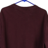 Vintage burgundy Calvin Klein Jeans Sweatshirt - mens x-large