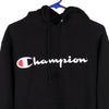 Vintage black Champion Hoodie - mens small