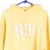 Vintage yellow NIU Russell Athletic Hoodie - womens large