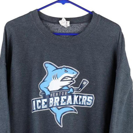 Vintage grey Ice Breakers Gildan Sweatshirt - mens x-large