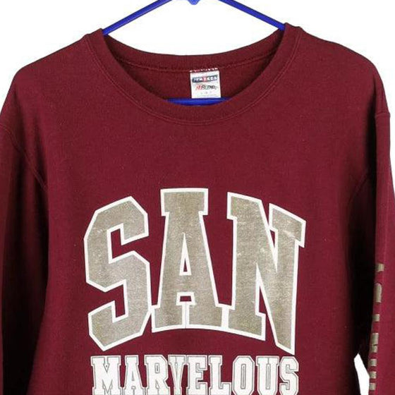 Vintage red San Marvelous Jerzees Sweatshirt - mens small