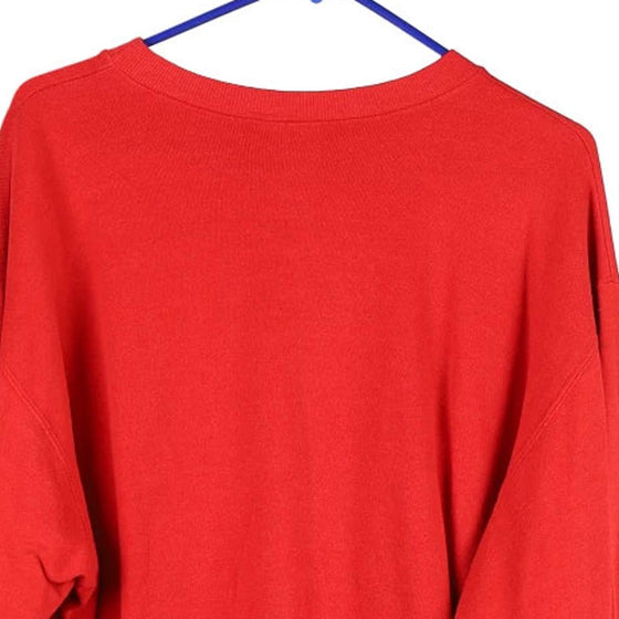 Vintage red Hanes Sweatshirt - mens x-large