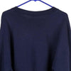 Vintage navy Russell Athletic Sweatshirt - mens x-large