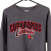 Vintage grey Coonrapids Cardinals Port & Company Sweatshirt - mens medium