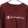 Vintage burgundy Champion Sweatshirt - mens x-large