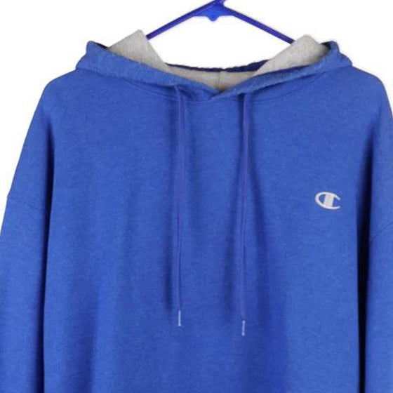 Vintage blue Champion Hoodie - mens x-large