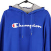 Vintage blue Champion Hoodie - mens x-large