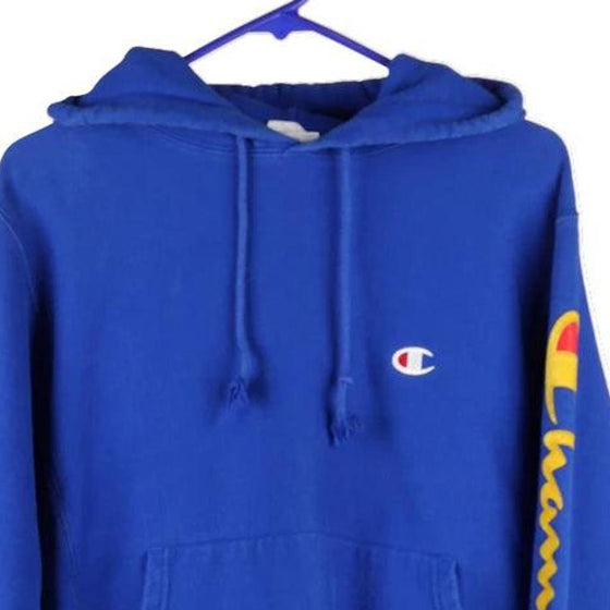 Vintage blue Champion Hoodie - mens small