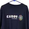 Vintage black Kairos Academies Champion Sweatshirt - mens x-large