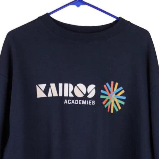 Vintage black Kairos Academies Champion Sweatshirt - mens x-large