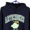 Vintage navy Artichokes Champion Hoodie - mens large