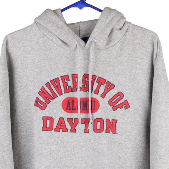 Vintage grey University of Dayton Champion Hoodie - mens medium