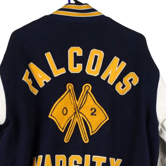 Vintage navy Marissa Falcons Varsity Varsity Jacket - womens large