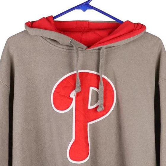 Vintage grey Philadelphia Phillies Stitches Hoodie - mens large