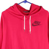 Vintage pink Nike Hoodie - womens x-large