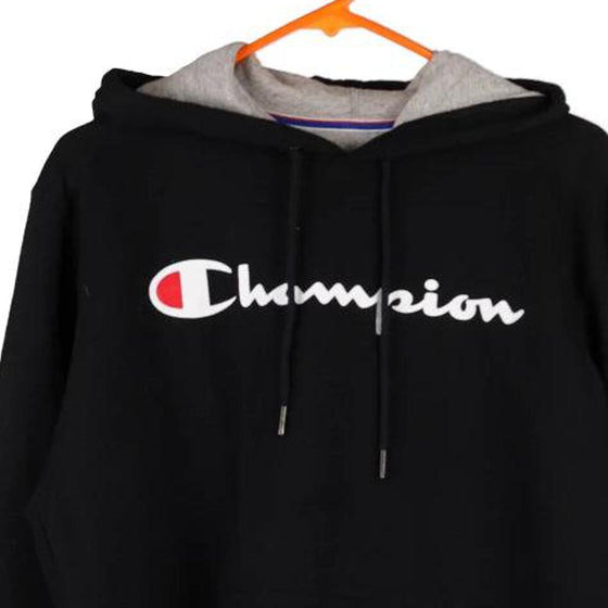 Vintage black Champion Hoodie - mens small