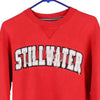 Vintage red Stillwater Champion Sweatshirt - mens small