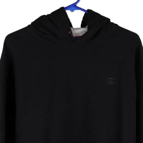 Vintage black Champion Hoodie - mens large