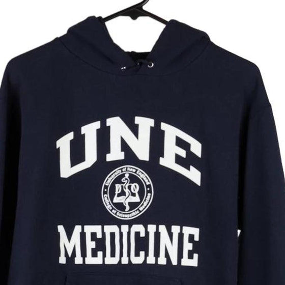 Vintage navy Champion Hoodie - mens small