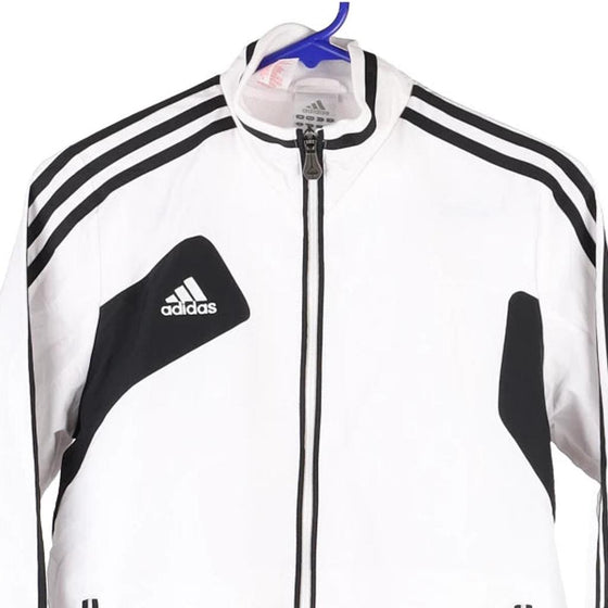 Vintage white Age 10-11 Adidas Track Jacket - boys medium