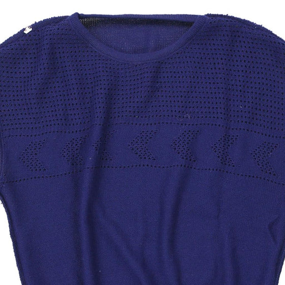 Vintage blue Unbranded Sweater Vest - womens medium