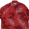 Vintage red Caribbean Blues Hawaiian Shirt - mens x-large