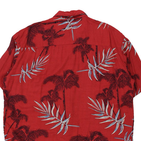 Vintage red Caribbean Blues Hawaiian Shirt - mens x-large