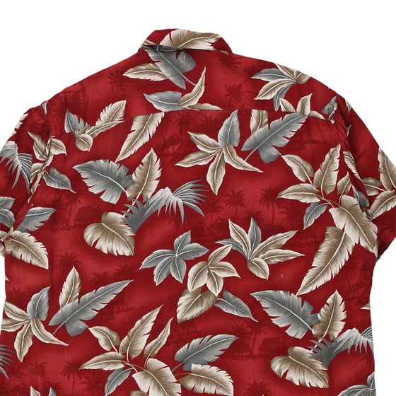 Vintage red Campia Hawaiian Shirt - mens large