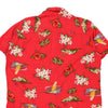 Vintage red Aeropostale Hawaiian Shirt - mens large