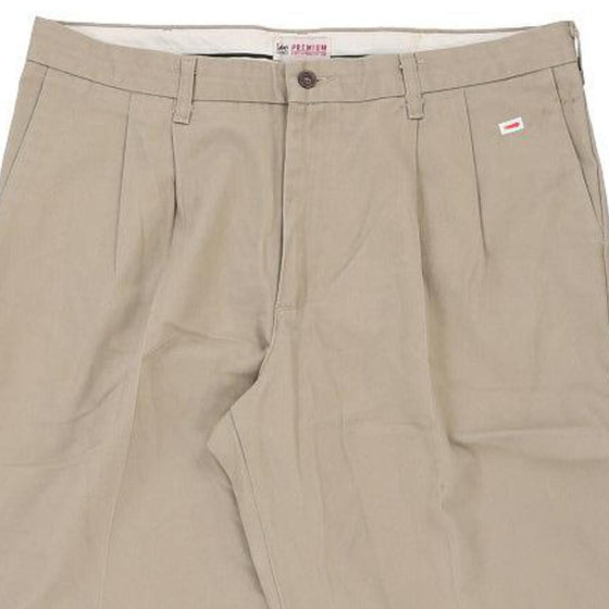 Vintage beige Lee Trousers - mens 37" waist