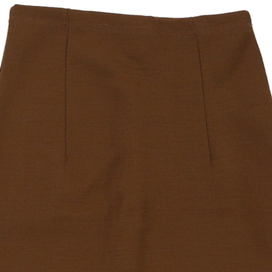 Vintage brown Line Exclusive Mini Skirt - womens 22" waist