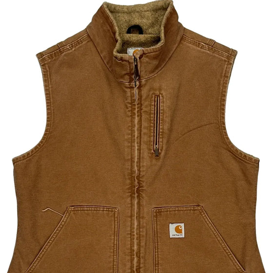 Carhartt Gilet - Large Brown Cotton