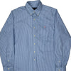 Ralph Lauren Checked Shirt - Large Blue Cotton