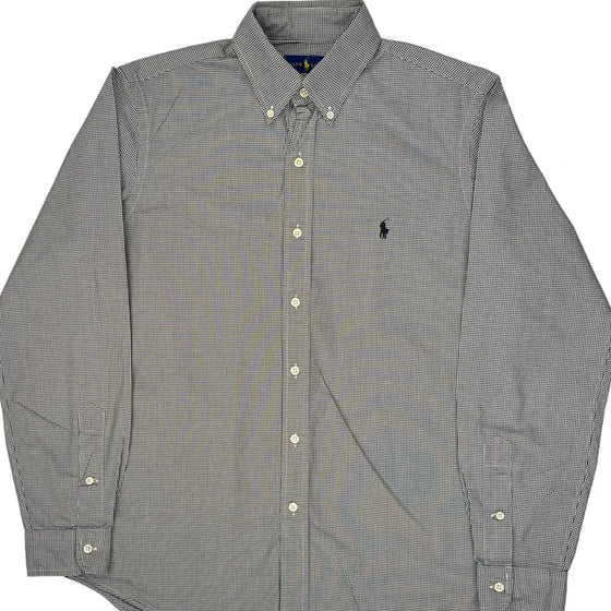 Ralph Lauren Checked Shirt - Medium Black & White Cotton