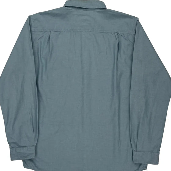 Carhartt Tall Shirt - Large Blue Cotton