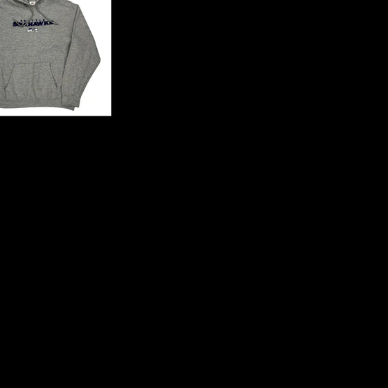 Seattle Seahawks N.F.L. Team Apparel Nfl Hoodie - XL Grey Cotton Blend