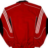 Adidas Track Jacket - Medium Red Polyester